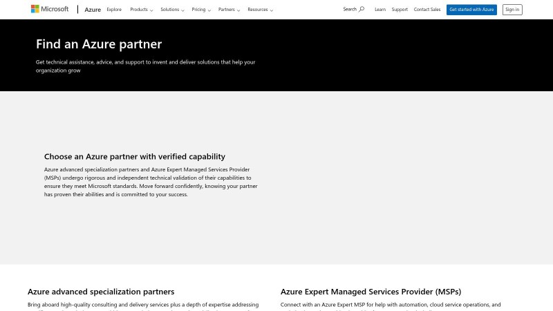 Microsoft Azure – Find an Azure partner