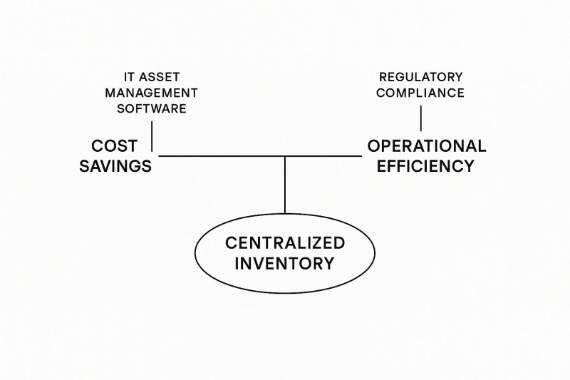 Infographic about it asset management software